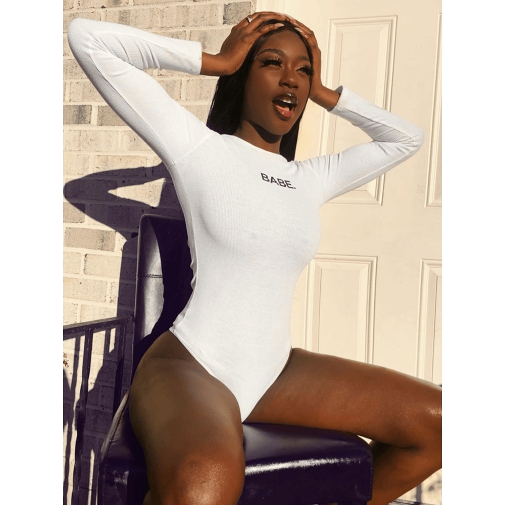"Babe." Body suit